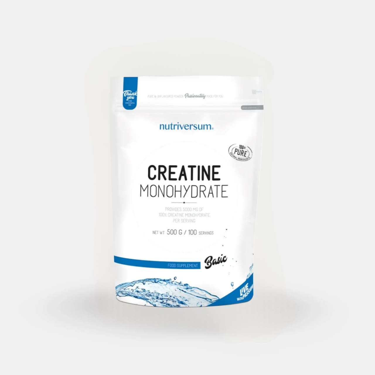Nutriversum CREATINE MONOHYDRATE, Powder